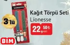 LİONESSE KAĞIT TÖRPÜ SETİ